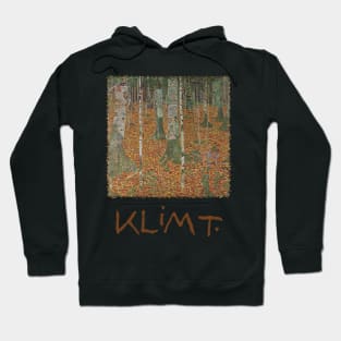 Birch Forest by Gustav Klimt Hoodie